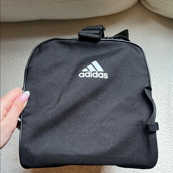 Adidas Black and White Duffel Bag - Picture 4 of 7